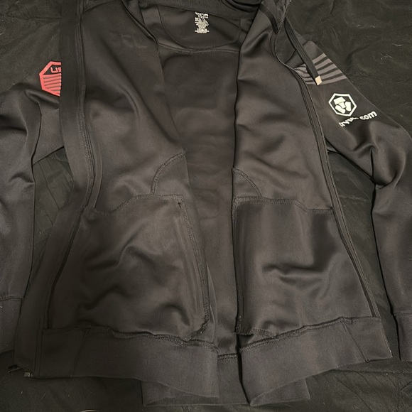 UFC Mens XL Venum zip Hoodie-Justin Gaethje - Picture 7 of 12